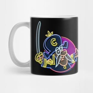 Cap Crunch neon style bg Mug